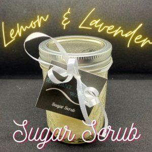 Lemon & Lavender 8oz versatile sugar scrub
